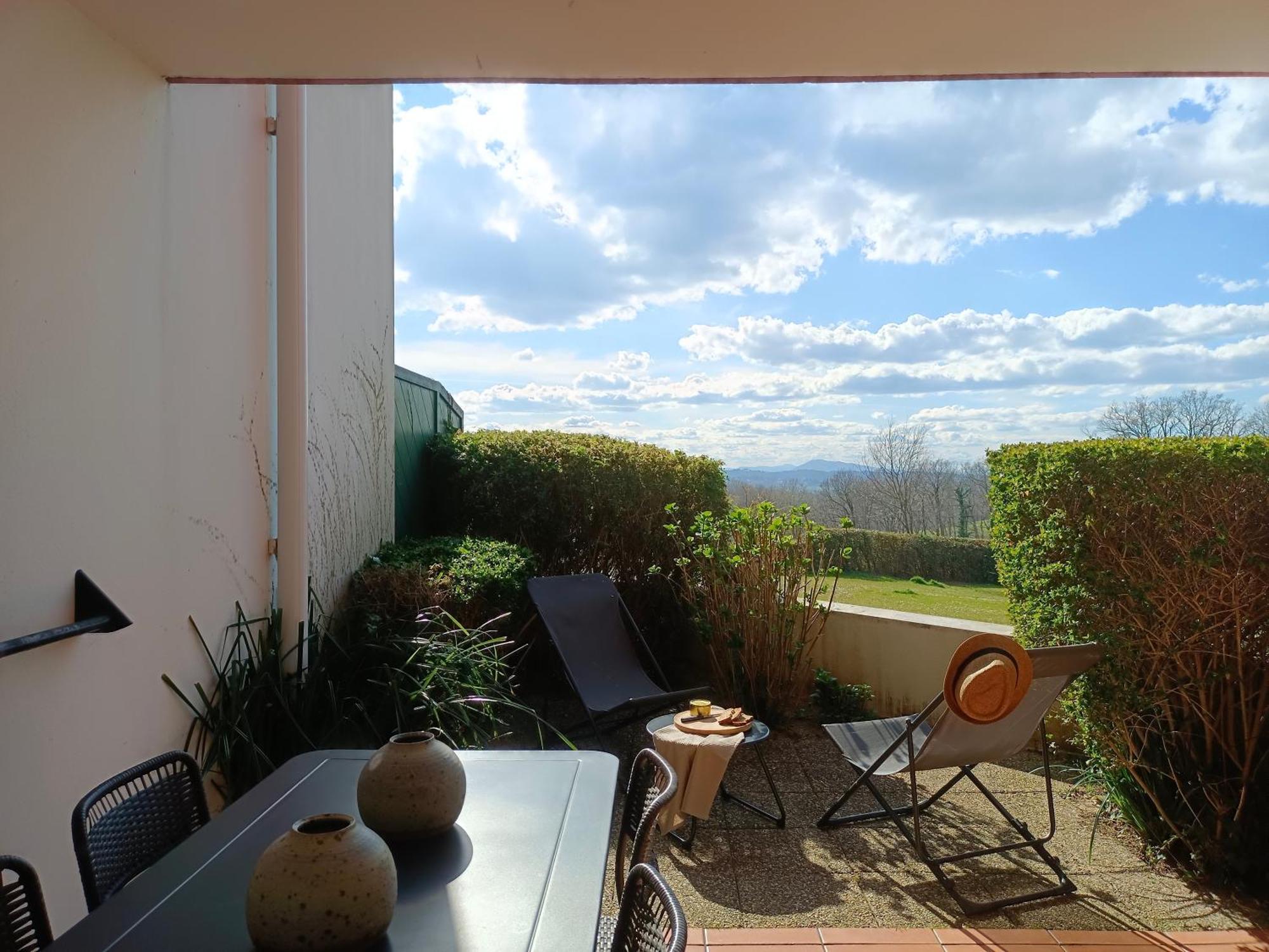 アルカングT1 Bis Avec Piscine Vue Golf Et Montagnesアパートメント エクステリア 写真