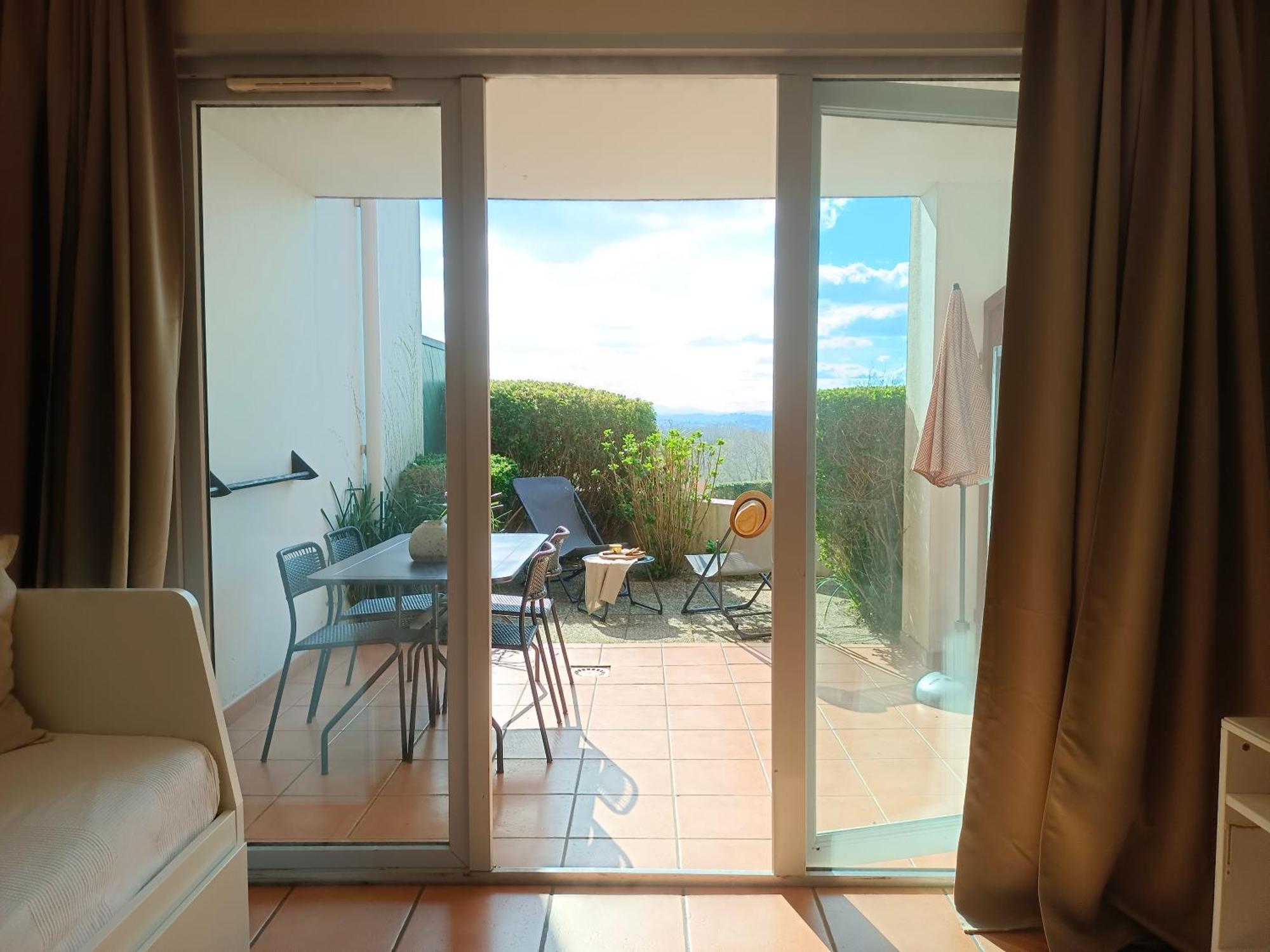 アルカングT1 Bis Avec Piscine Vue Golf Et Montagnesアパートメント エクステリア 写真